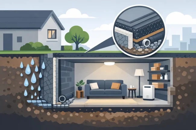 Cellar Conversion Waterproofing Options