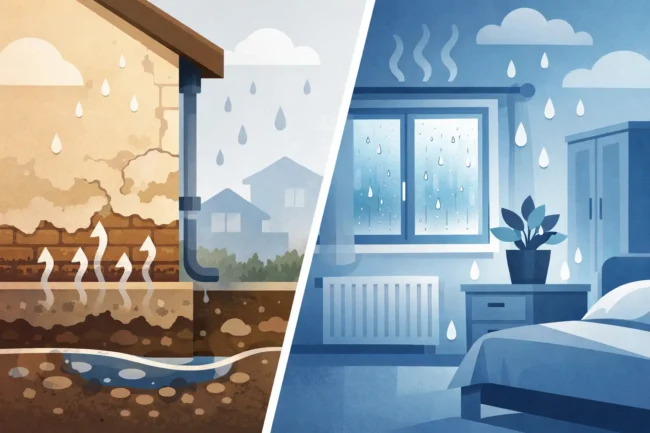 Rising Damp vs Condensation Explained