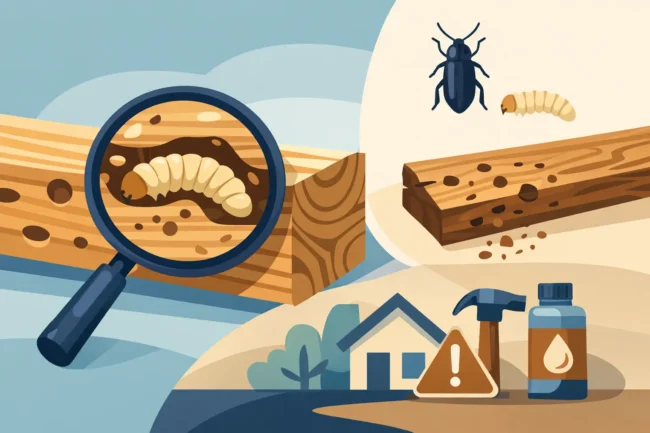 Woodworm: signs, risks and what to do