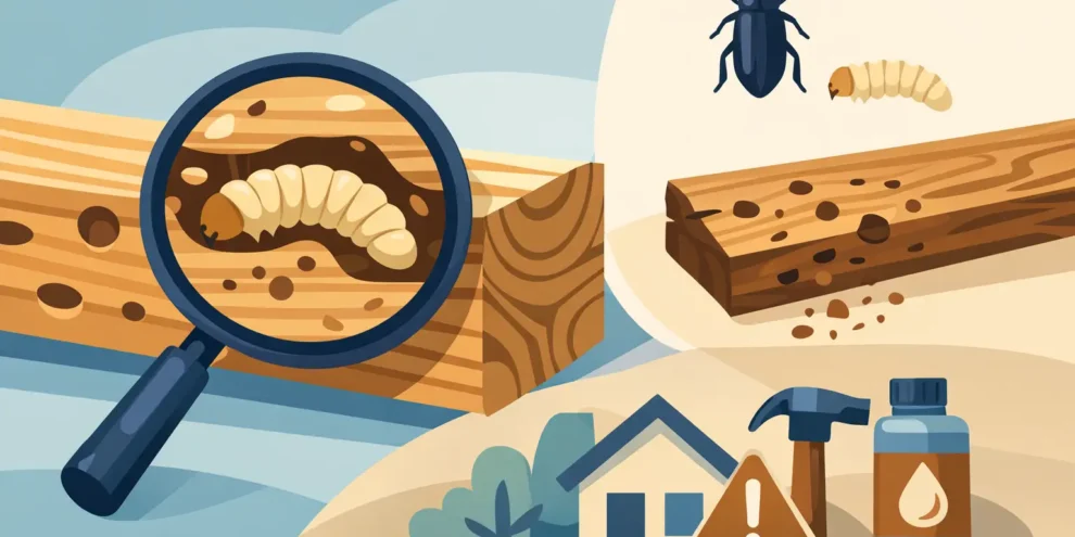 Woodworm: signs, risks and what to do