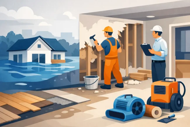 Flood Reinstatement Works Explained for Property Owners