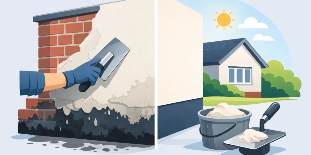 Rendering After Damp Treatment Explained